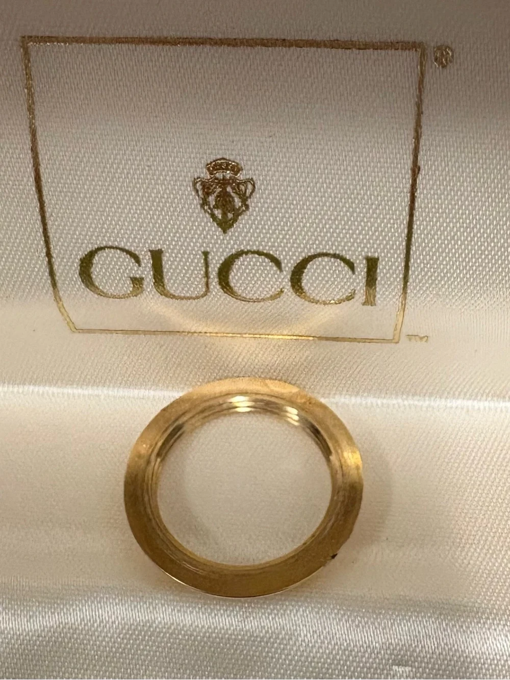 Gucci Silver and Gold Bezels for Vintage Gucci Bezel Watch